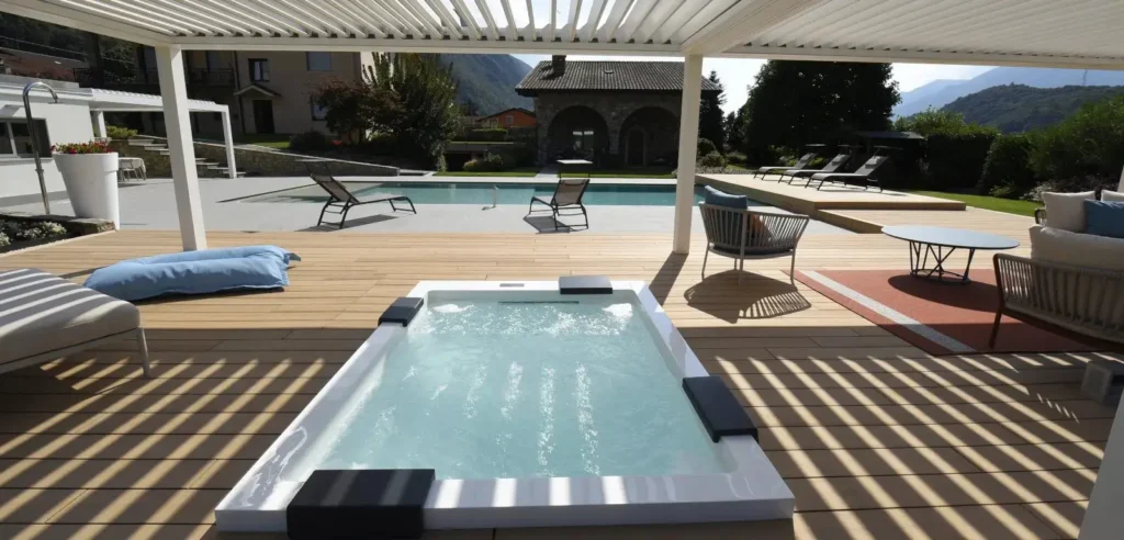 Abbellire una piscina fuori terra con accessori per una piscina di classe